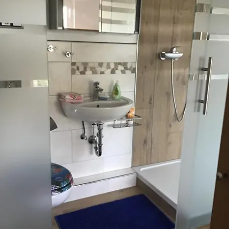 Aussichtszimmer Mit Modernem Glasbad Und Balkon Koblenc